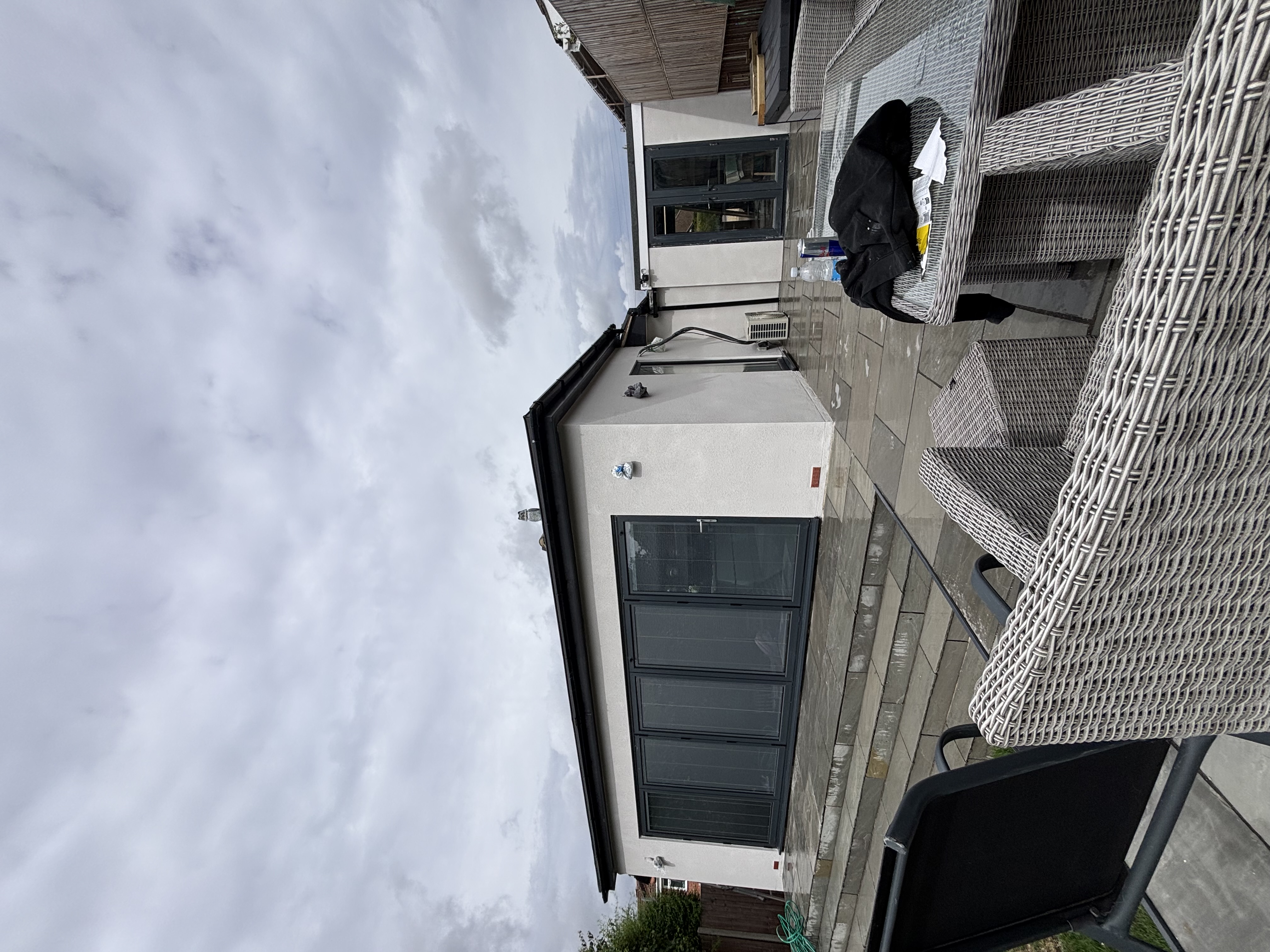 Recently completed plastering project